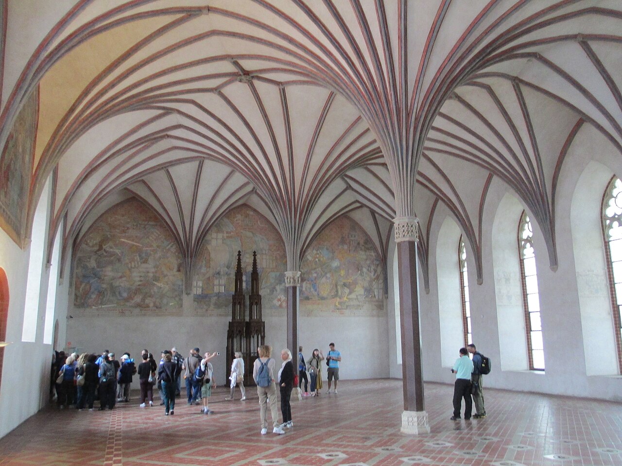 Wnętrze Zamku Malbork